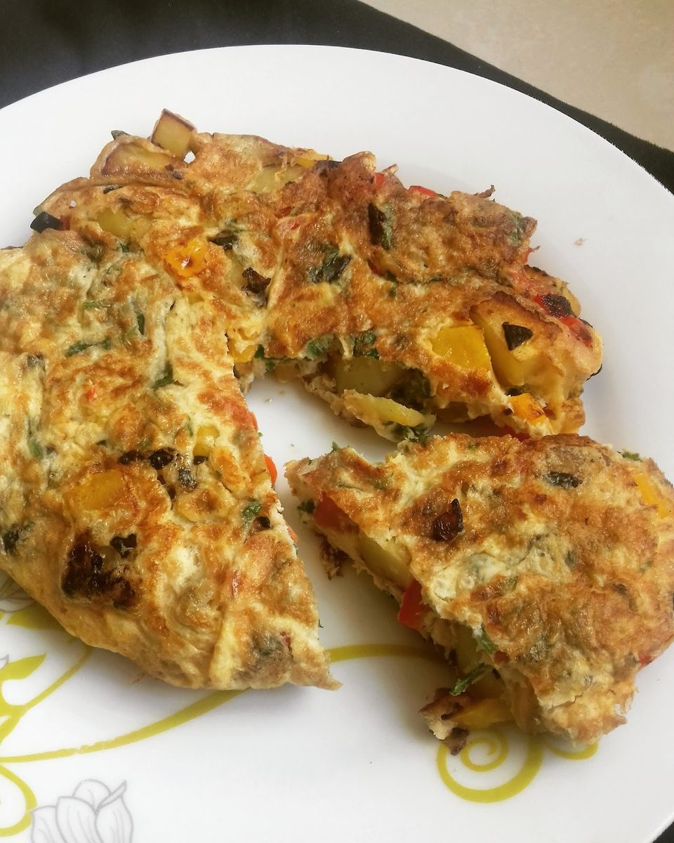 Spanish Omelette (2 eggs)