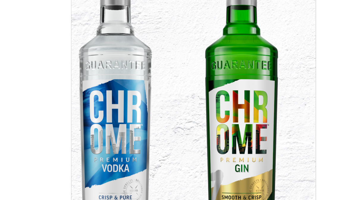 Chrome Gin or Vodka - 250ml