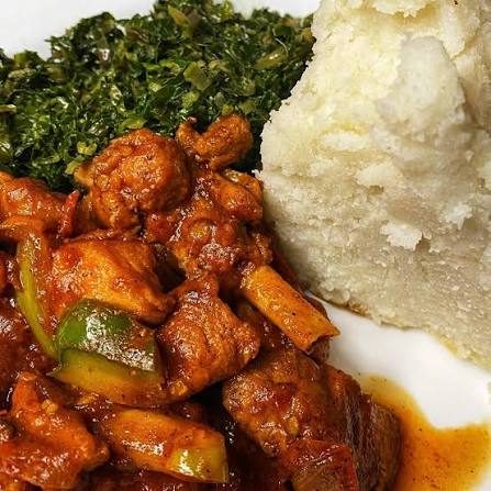 Ugali Pork