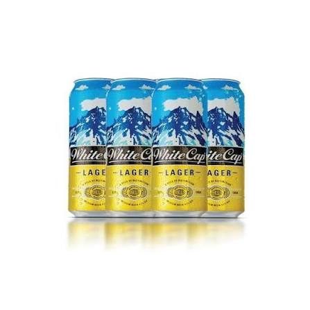 White Cap Lager Can - 500ml